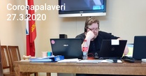 Coronaviruspalaveri etänä.